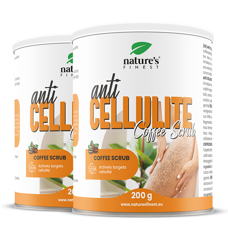 Anti Cellulitis Koffie Scrub 1+1 GRATIS