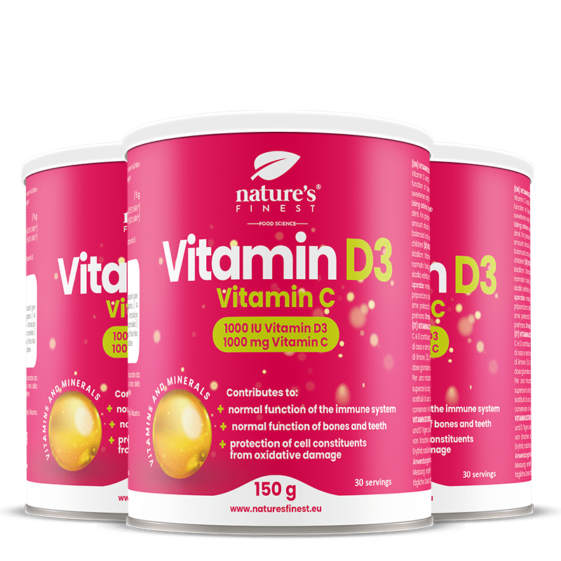 Vitamine D3 + Vitamine C bundel